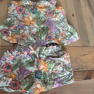 Roxy Kids Floral  Set - Orange, Purple, Green